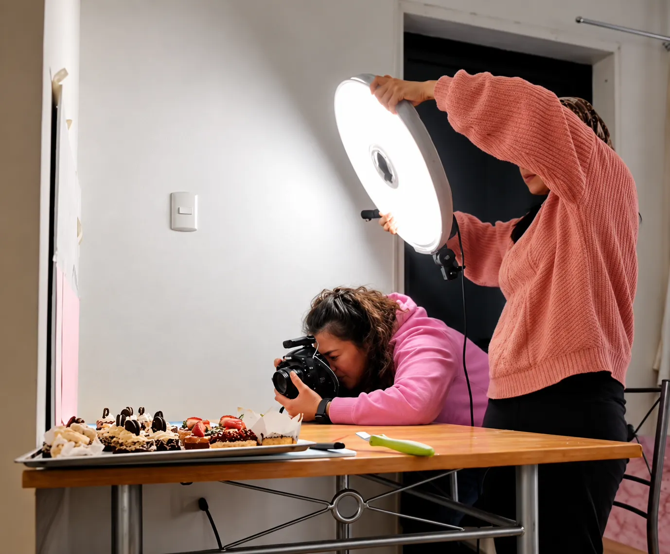 Contenido para marcas: detrás de cámara de una producción de Arrebol Fotografía