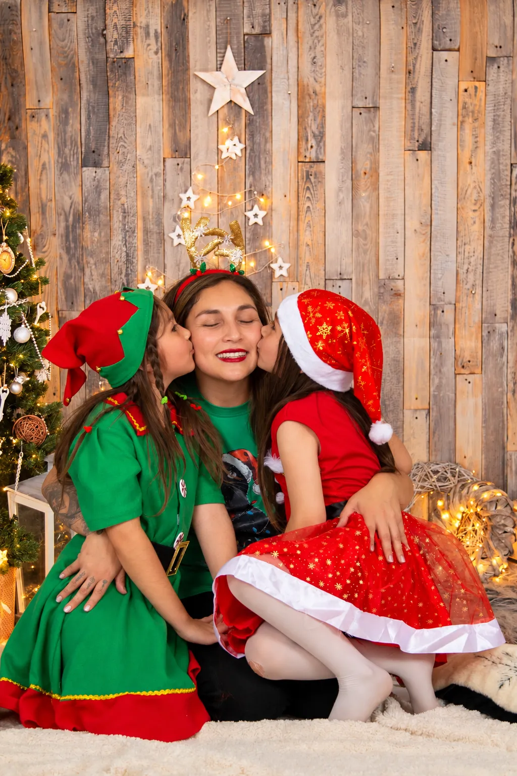 Sesión de fotos de Navidad infantil en Villa Alemana